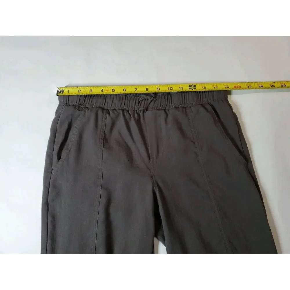 Cloth & Stone Pants Womens‎ XS Tencel Joggers Gray Cargo Pockets Lyocell